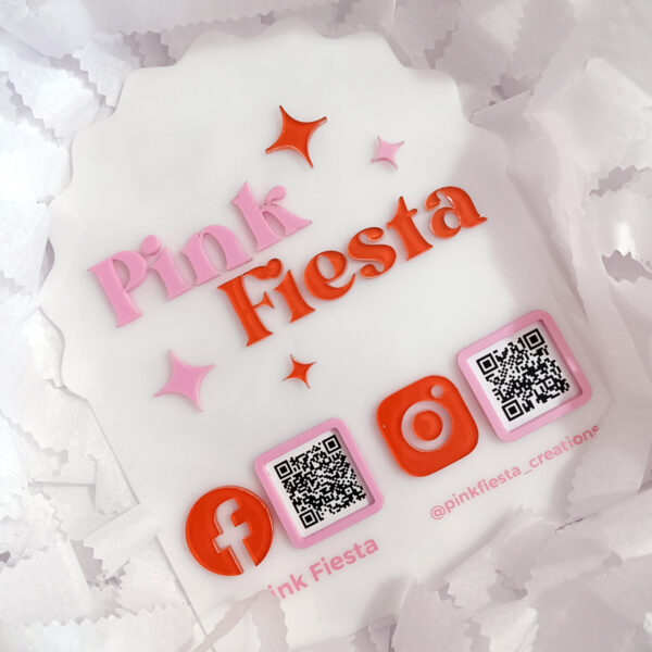 Letrero QR Social Media