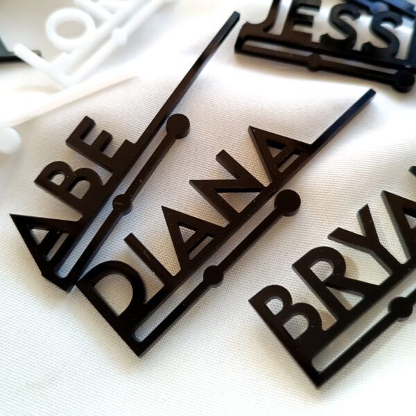 Drink Tags Nombre Copas