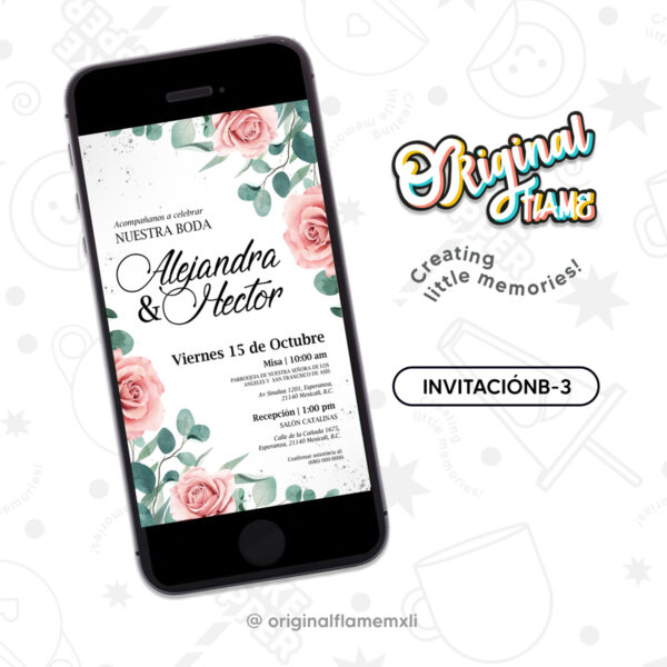 Invitación Digital BODA