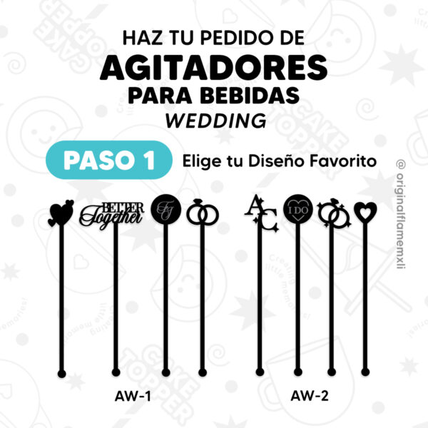 Agitador para Boda